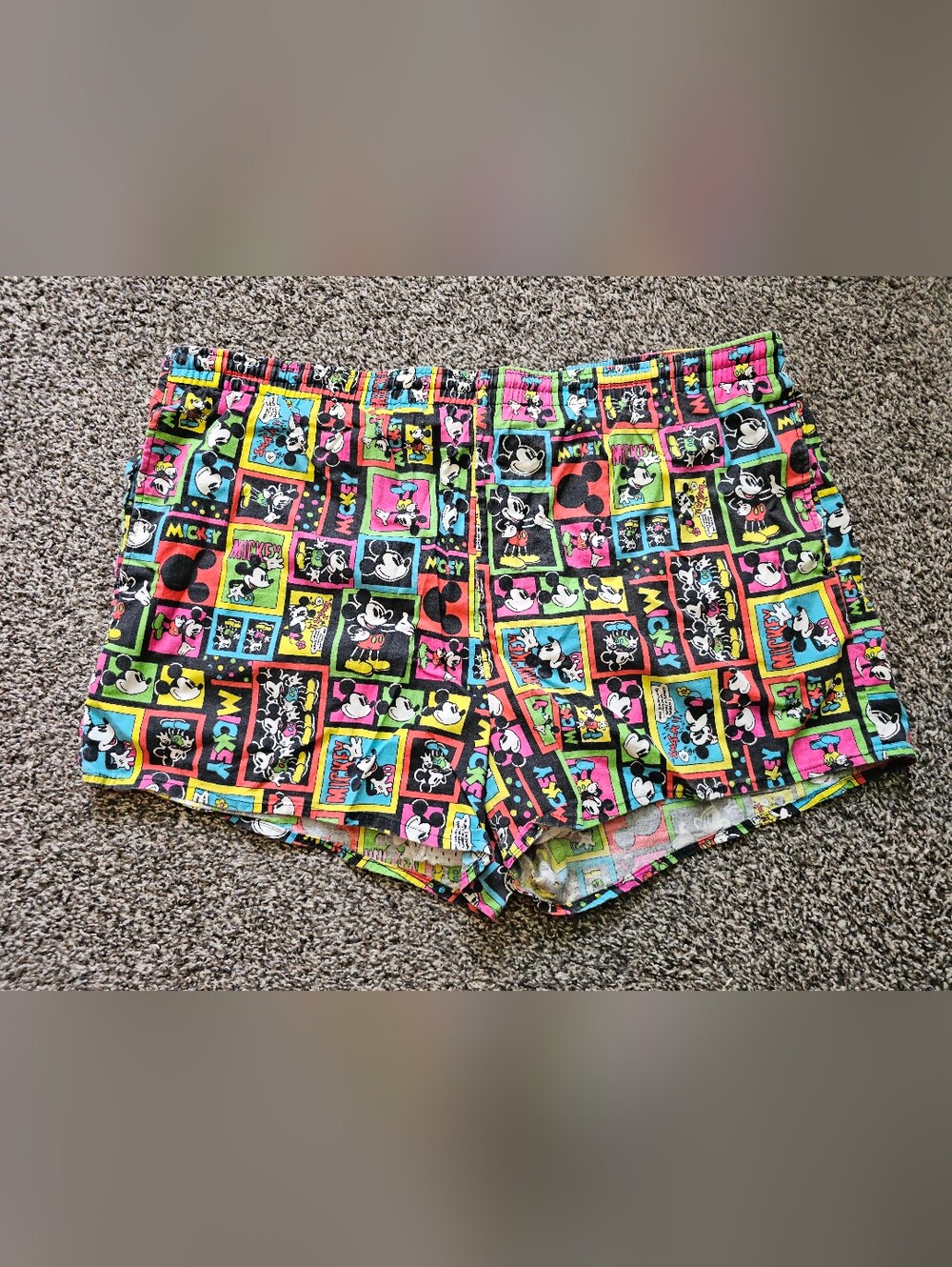 Vintage Mens Mickey Mouse Shorts sz Large